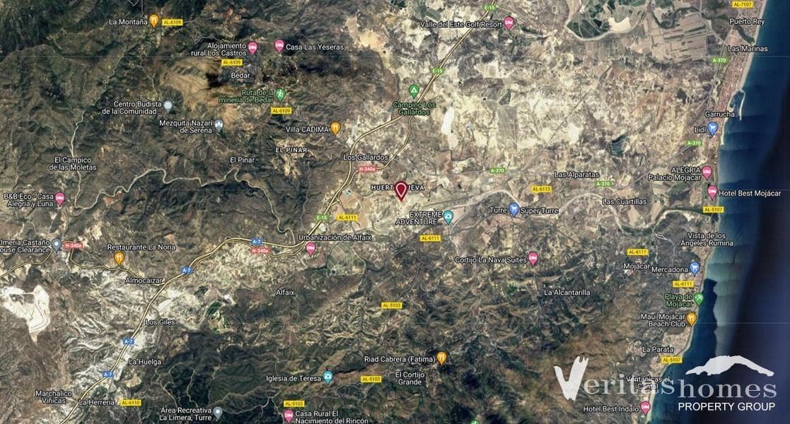 Ubebygd land til salgs i Los Gallardos - € 50 000 (Ref: 5084205)