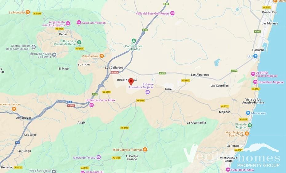 Grunde uden byggetilladelser til salg i Los Gallardos - € 470.889 (Ref: 8800514)