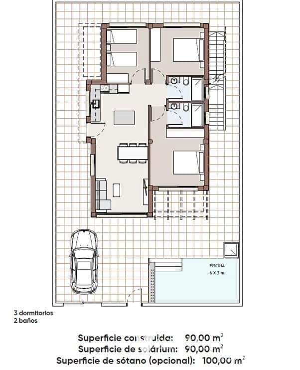 3 sypialnia Willa na sprzedaż w Vera z basenem - 509 000 € (Ref: 9041811)