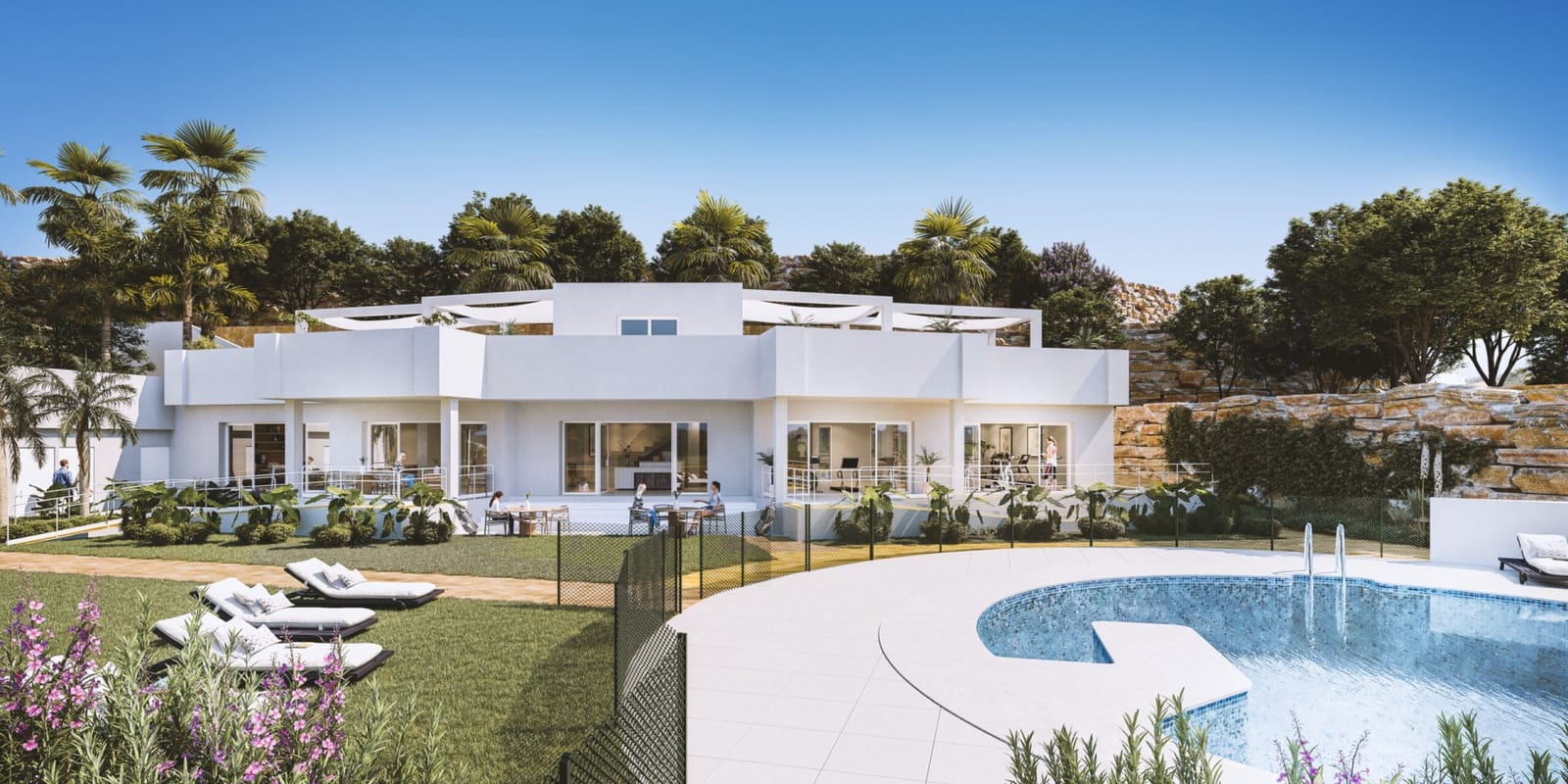 2 soveværelse Penthouse til salg i Estepona med swimmingpool garage - € 376.000 (Ref: 7729460)