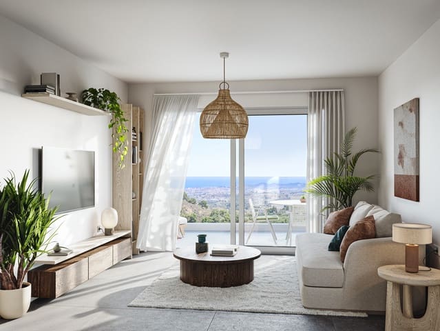 3 sypialnia Apartament na sprzedaż w Mijas z basenem garażem - 624 000 € (Ref: 8553889)