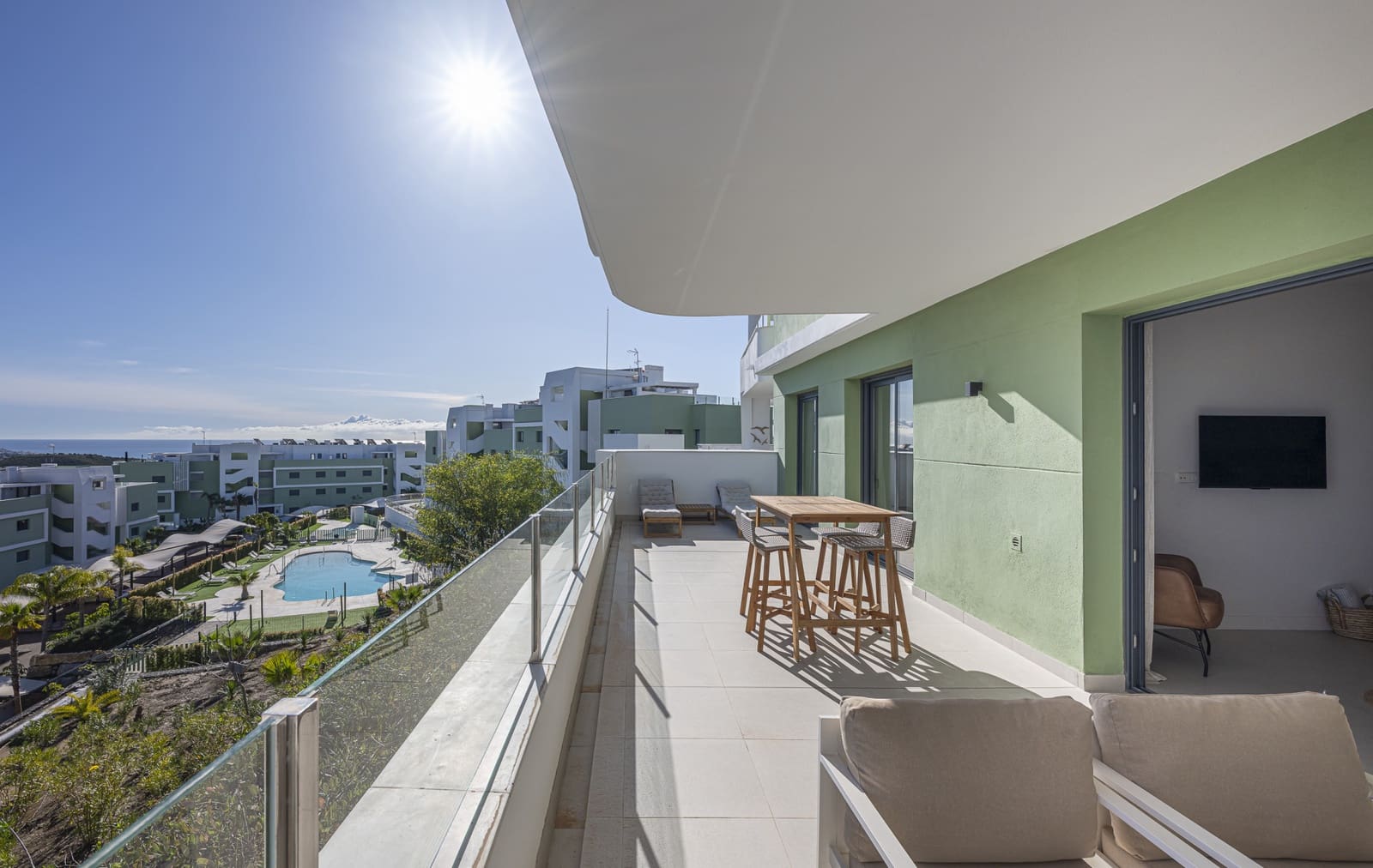 2 sypialnia Apartament na sprzedaż w Mijas Costa z basenem garażem - 429 000 € (Ref: 9640051)