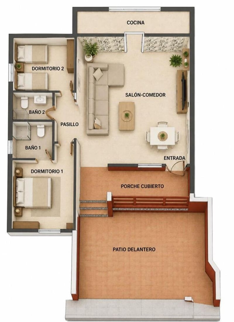 2 soverom Leilighet til salgs i Orihuela Costa med svømmebasseng garasje - € 170 000 (Ref: 10174252)