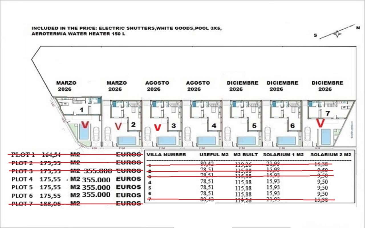 3 soveværelse Villa til salg i San Fulgencio med swimmingpool garage - € 355.000 (Ref: 8728918)