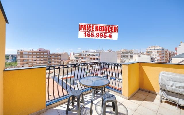 2 makuuhuone Kattohuoneisto myytävänä paikassa Playa del Acequión, Torrevieja - 145 995 € (Ref: 8981834)
