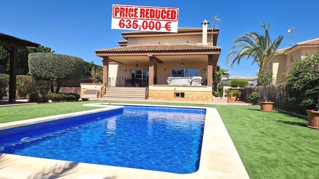 4 bedroom Villa for sale in Santa Pola with pool garage - € 579,995 (Ref: 9047166)