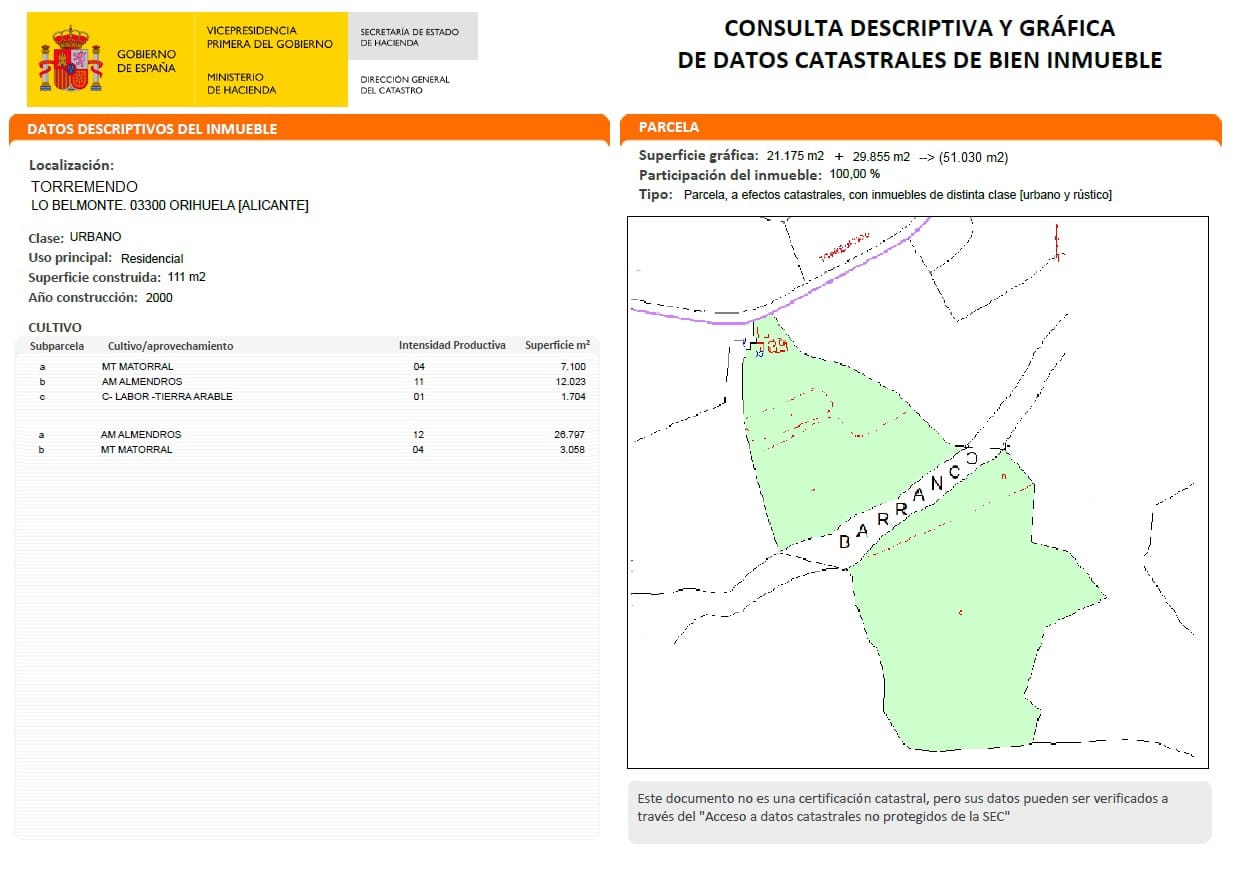 Ruin til salg i Torremendo - € 119.995 (Ref: 9148710)