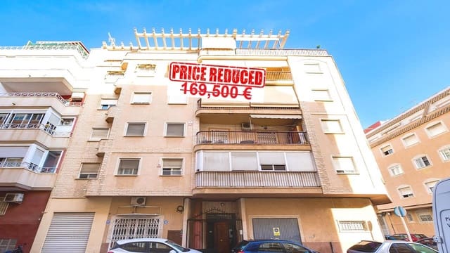 2 makuuhuone Huoneisto myytävänä paikassa Torrevieja - 166 000 € (Ref: 9343334)