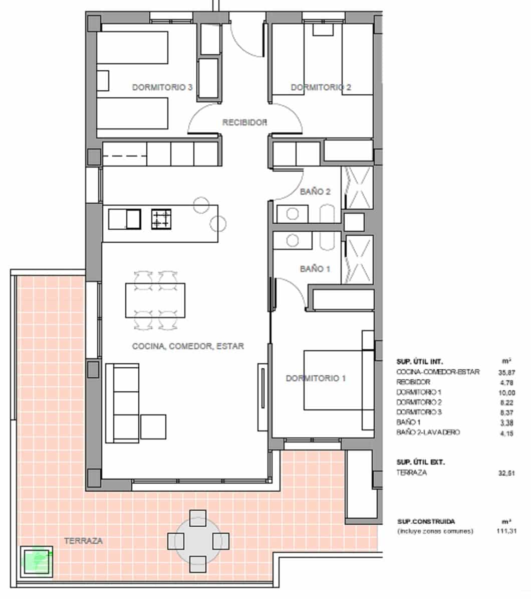 3 makuuhuone Huoneisto myytävänä paikassa El Raso mukana uima-altaan 
autotalli - 279 900 € (Ref: 9388730)