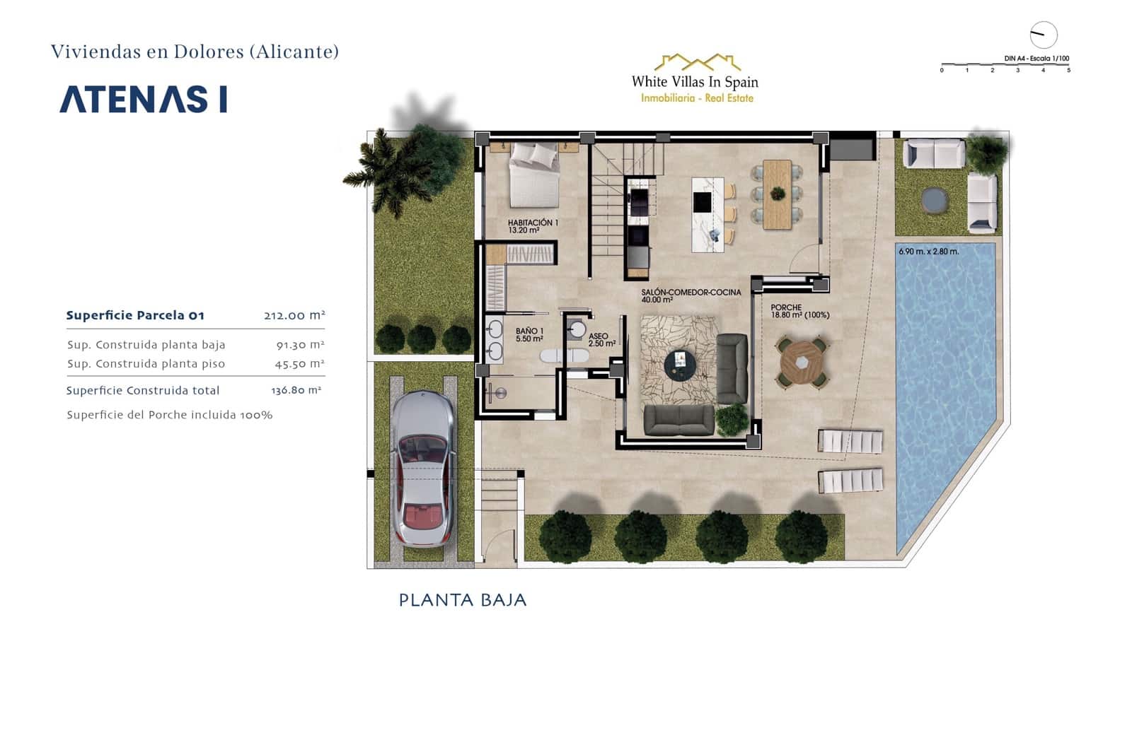 3 camera da letto Villa in vendita in Dolores con piscina garage - 459.000 € (Rif: 9426524)