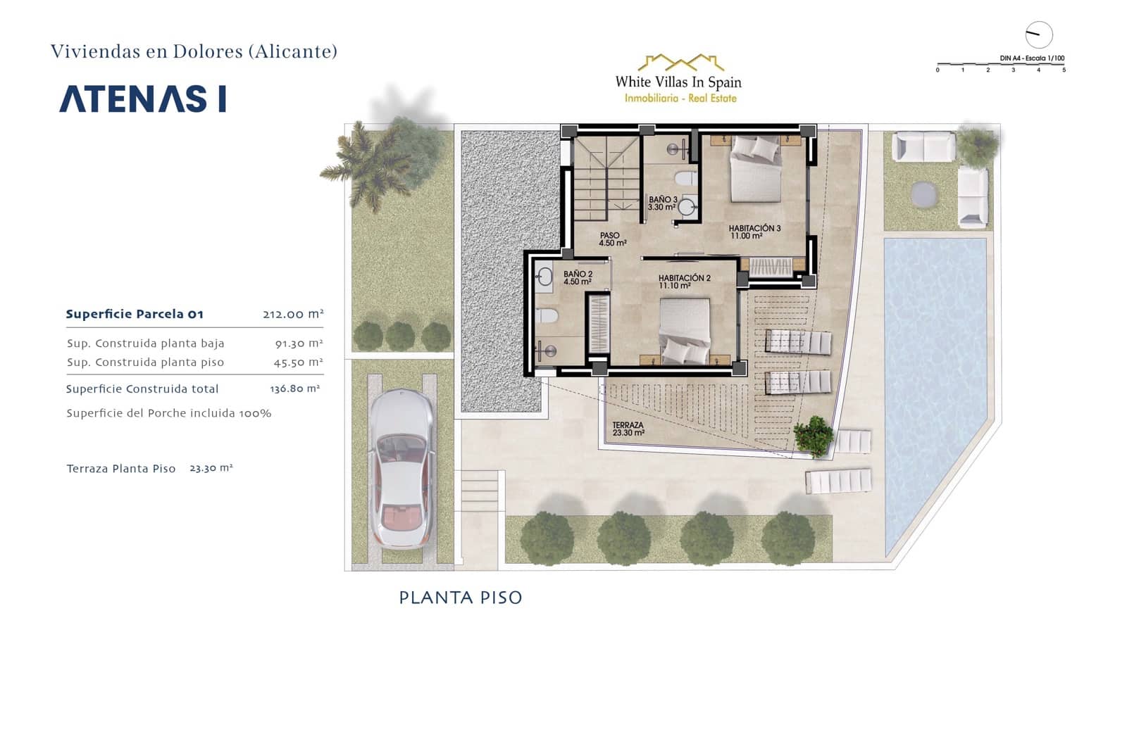 3 camera da letto Villa in vendita in Dolores con piscina garage - 459.000 € (Rif: 9426524)