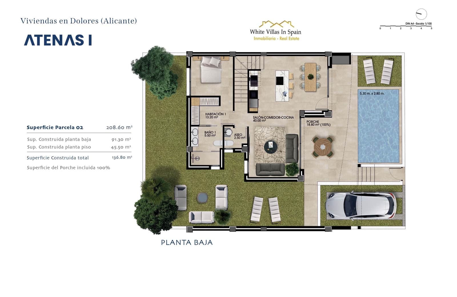 3 camera da letto Villa in vendita in Dolores con piscina garage - 459.000 € (Rif: 9426524)