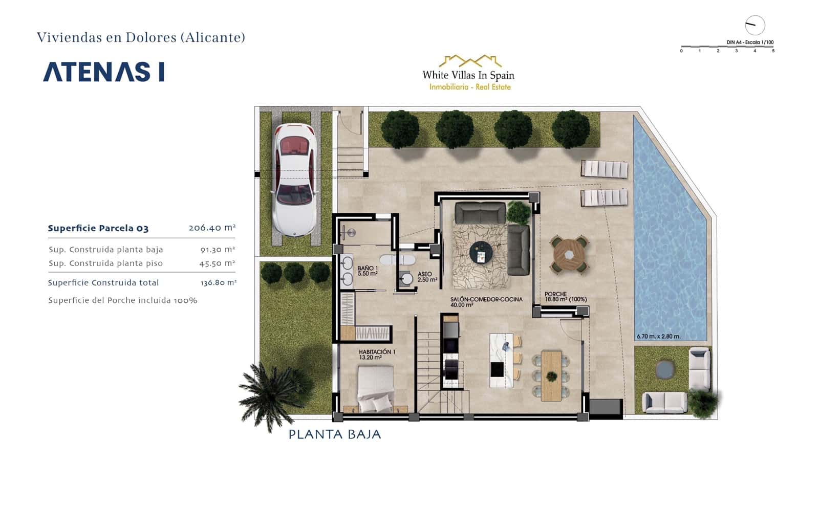 3 camera da letto Villa in vendita in Dolores con piscina garage - 459.000 € (Rif: 9426524)