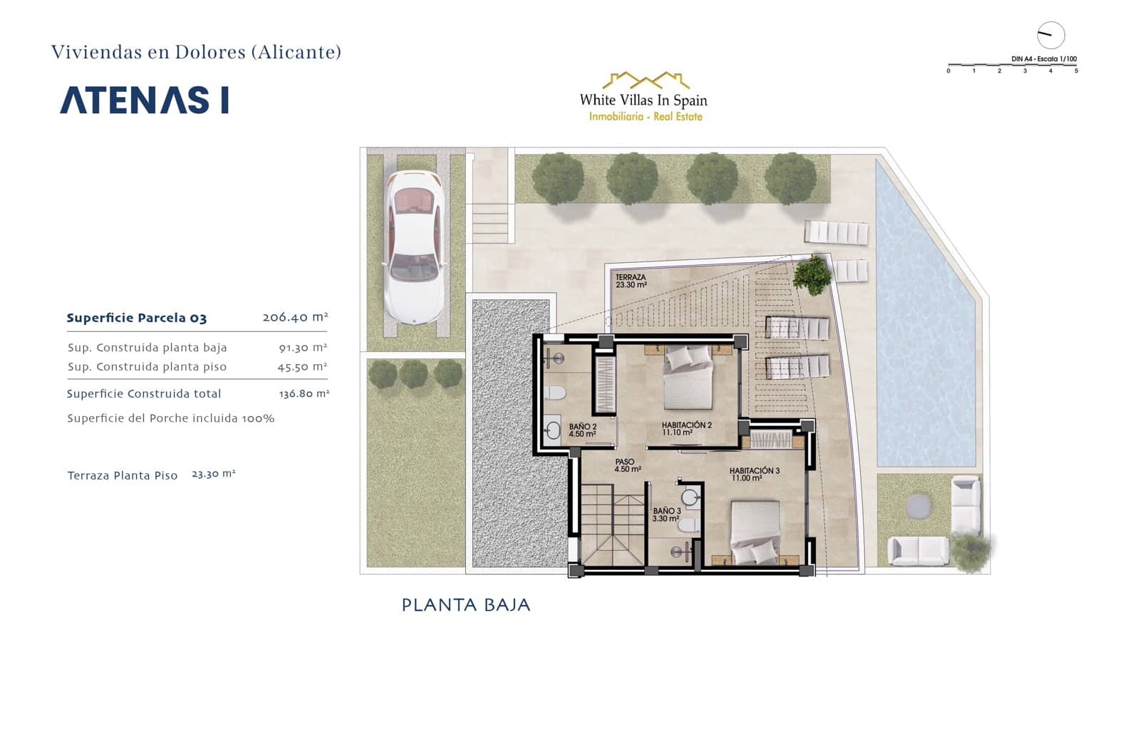 3 camera da letto Villa in vendita in Dolores con piscina garage - 459.000 € (Rif: 9426524)