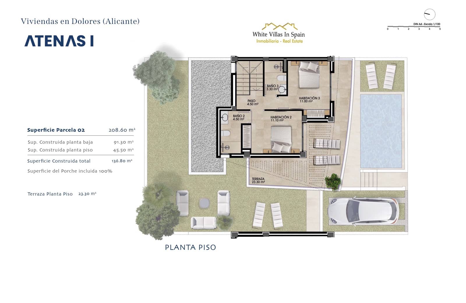 3 camera da letto Villa in vendita in Dolores con piscina garage - 459.000 € (Rif: 9426524)