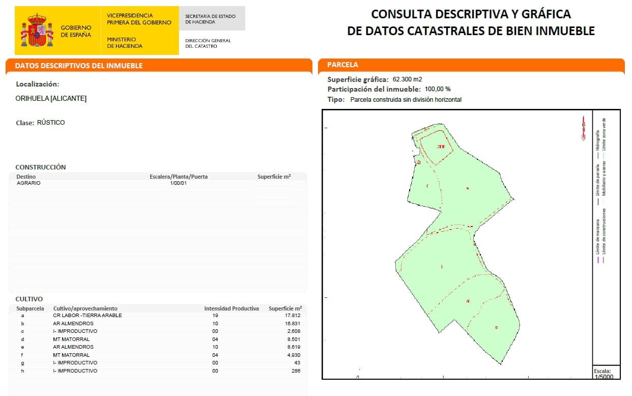 2 quarto Quinta/Casa Rural para venda em Orihuela com garagem - 279 995 € (Ref: 9452970)
