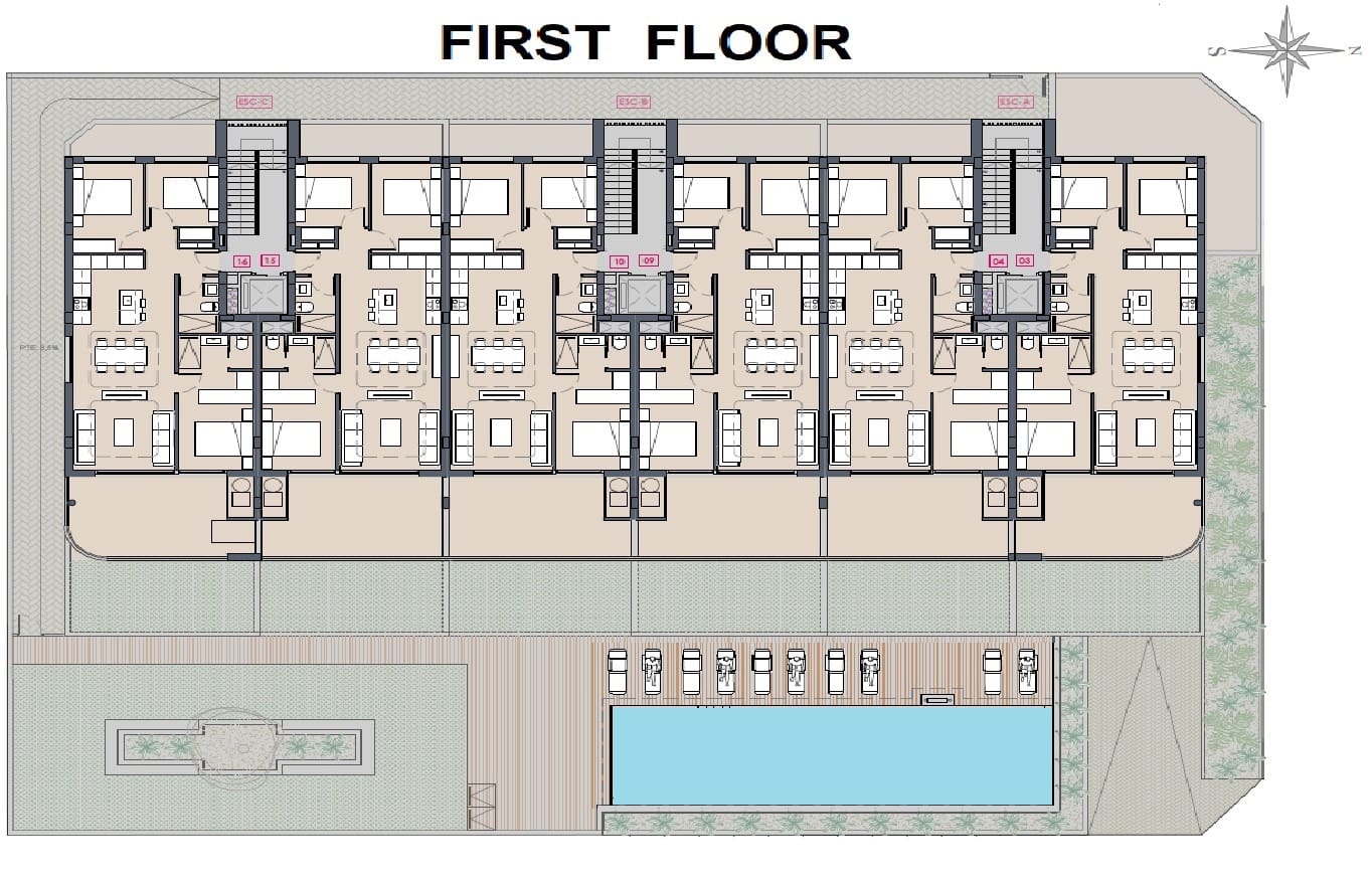 3 makuuhuone Huoneisto myytävänä paikassa Benijofar mukana uima-altaan 
autotalli - 289 900 € (Ref: 9606614)
