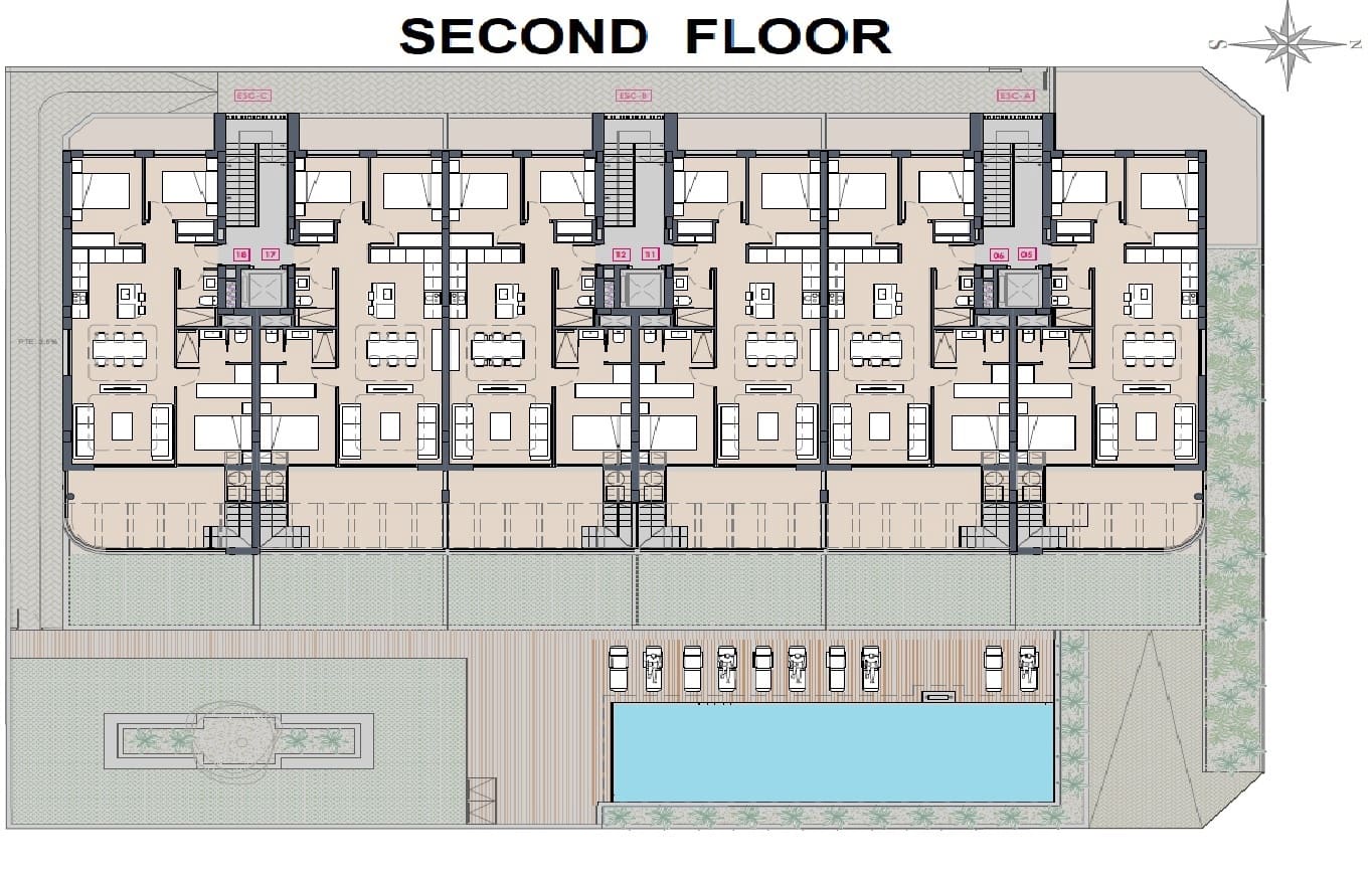 3 makuuhuone Huoneisto myytävänä paikassa Benijofar mukana uima-altaan 
autotalli - 289 900 € (Ref: 9606614)