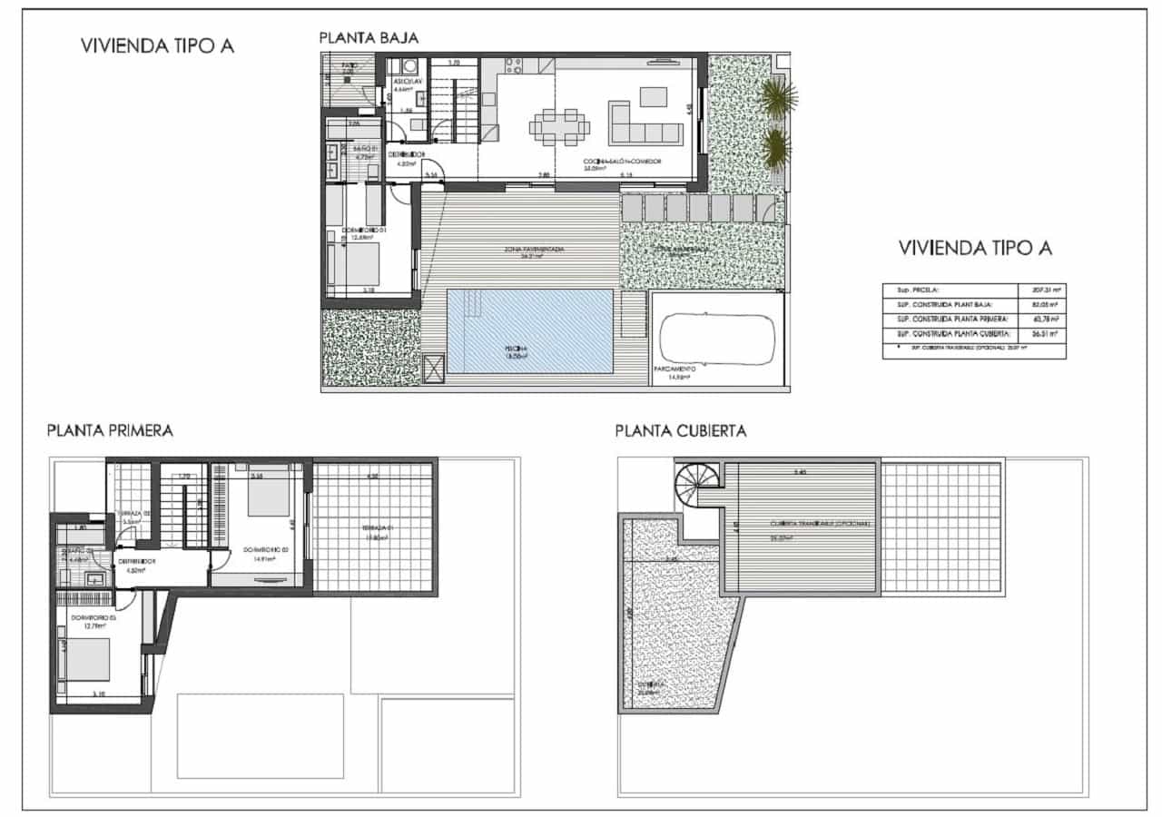 3 soverom Villa til salgs i Bigastro med svømmebasseng garasje - € 328 000 (Ref: 9756726)