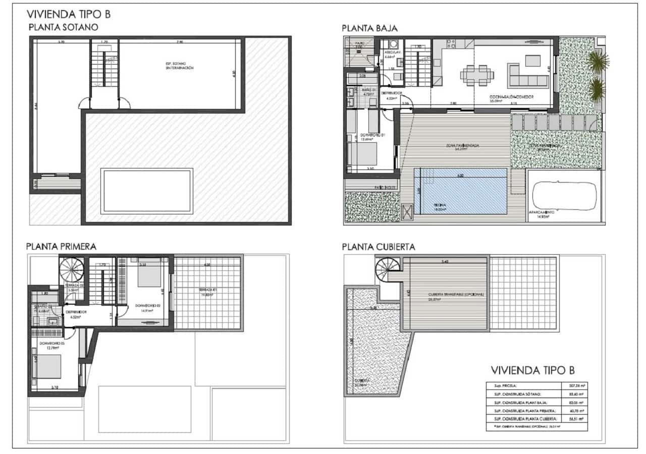 3 soverom Villa til salgs i Bigastro med svømmebasseng garasje - € 328 000 (Ref: 9756726)