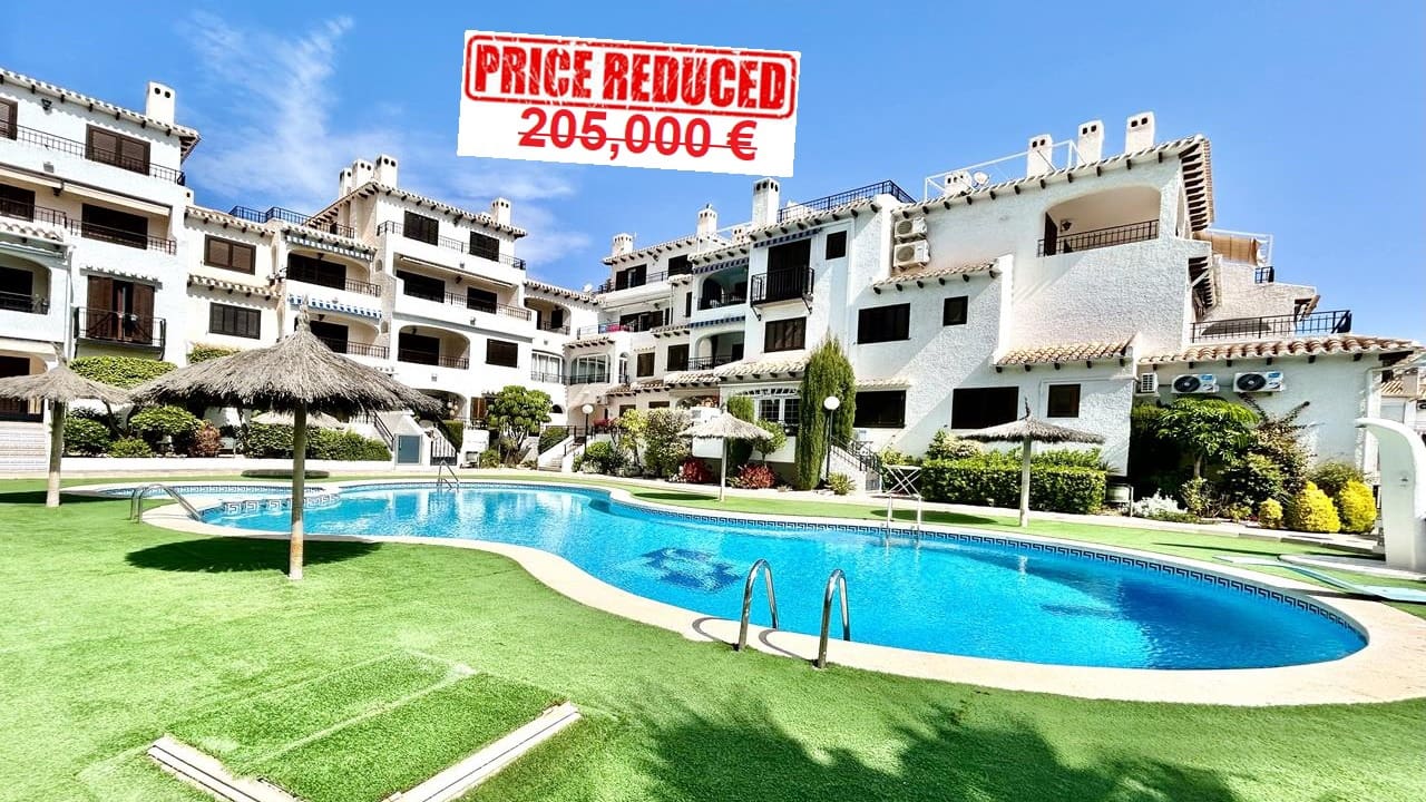 2 quarto Apartamento para venda em Cabo Roig com piscina - 195 000 € (Ref: 9800179)
