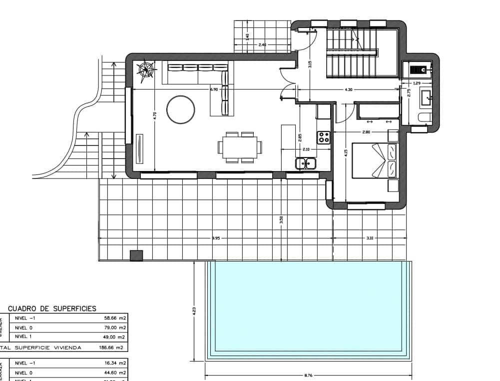 4 bedroom Villa for sale in Pedreguer with pool garage - € 775,000 (Ref: 7876792)