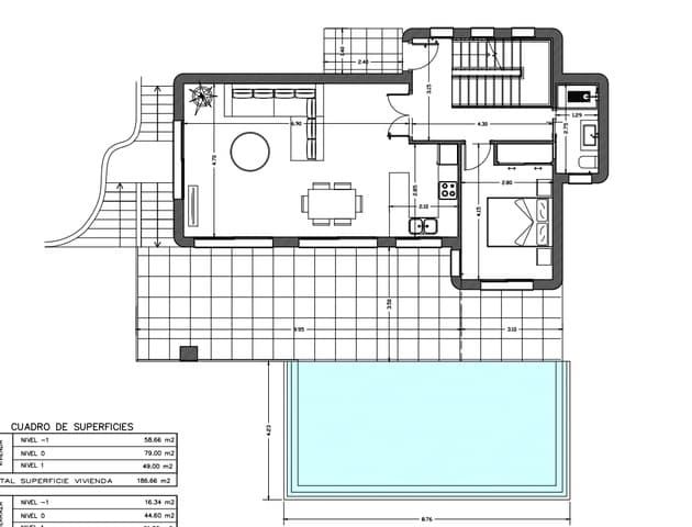 4 Zimmer Villa zu verkaufen in Pedreguer mit Pool Garage - 775.000 € (Ref: 7876792)