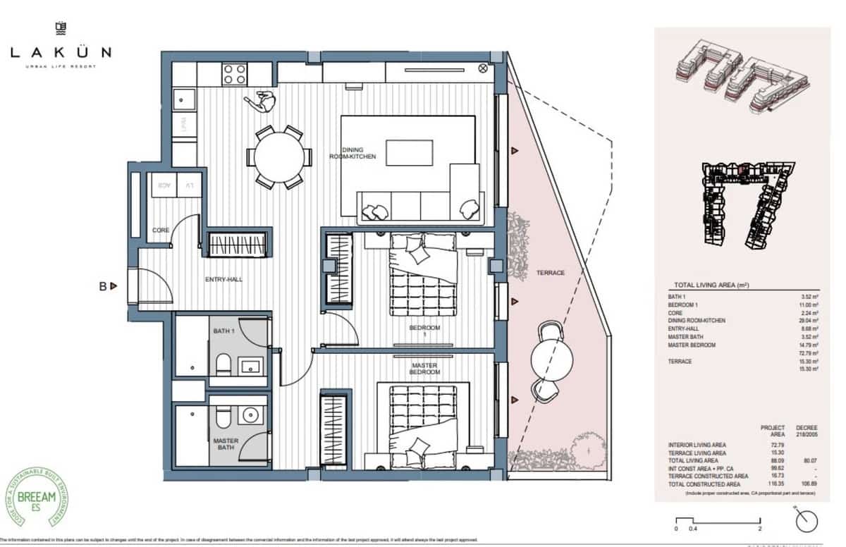 2 bedroom Apartment for sale in Mijas Costa with pool garage - € 425,000 (Ref: 9434595)