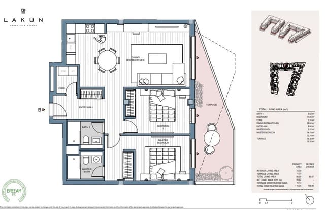 2 Zimmer Apartment zu verkaufen in Mijas Costa, Mijas mit Pool Garage - 425.000 € (Ref: 9434595)