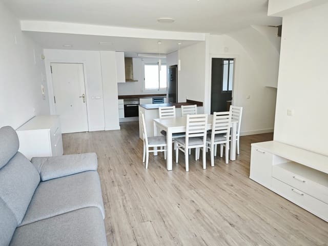 Apartamento de 3 habitaciones en Les Bassetes - El Marjal, Dénia en alquiler con piscina garaje - 1.300 € (Ref: 9160225)