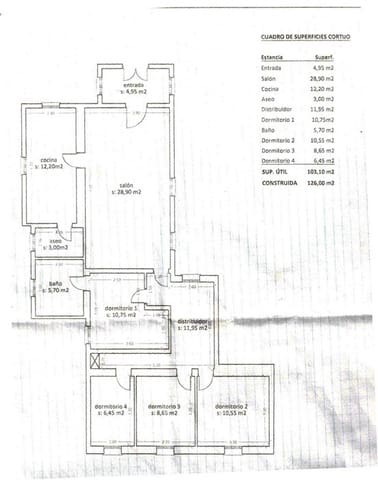 3 chambre Finca/Maison de Campagne à vendre à Chirivel - 98 000 € (Ref: 7267186)