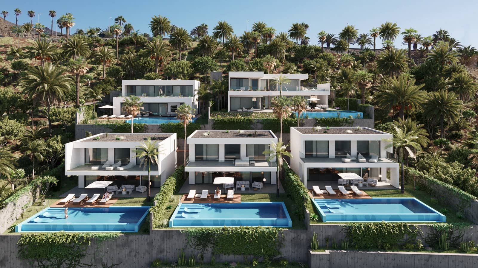 Chalet de 3 habitaciones en Costa Adeje en venta con piscina garaje - 2.850.000 € (Ref: 10001229)