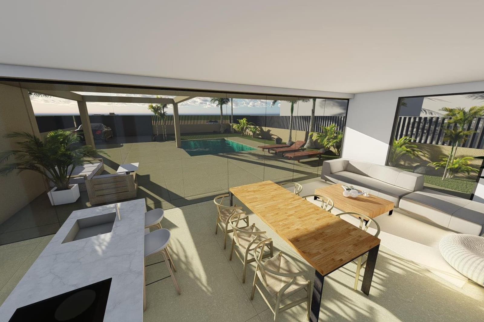 4 soveværelse Villa til salg i Palm-Mar med swimmingpool garage - € 1.750.000 (Ref: 8992870)