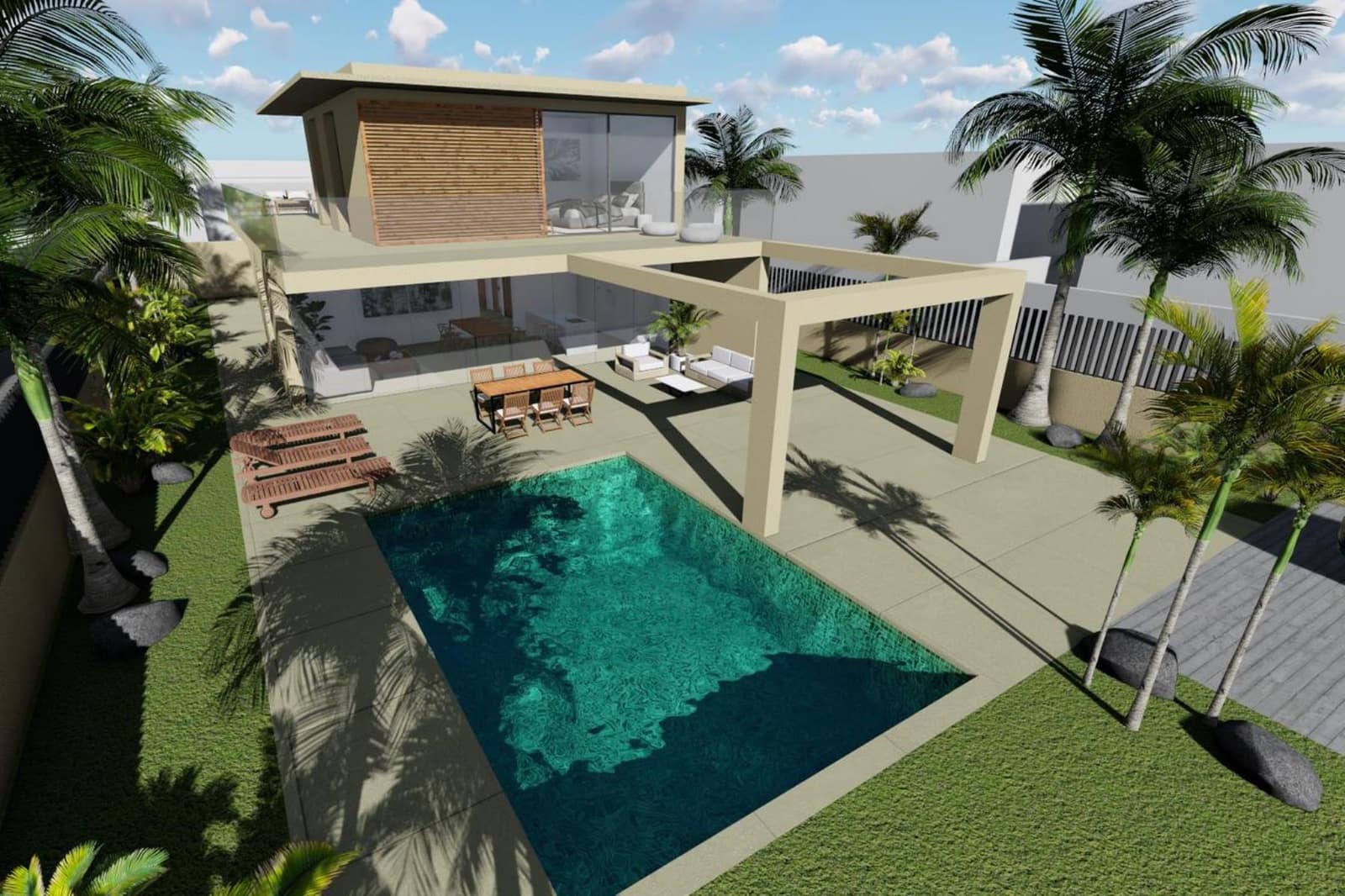 4 soveværelse Villa til salg i Palm-Mar med swimmingpool garage - € 1.750.000 (Ref: 8992870)