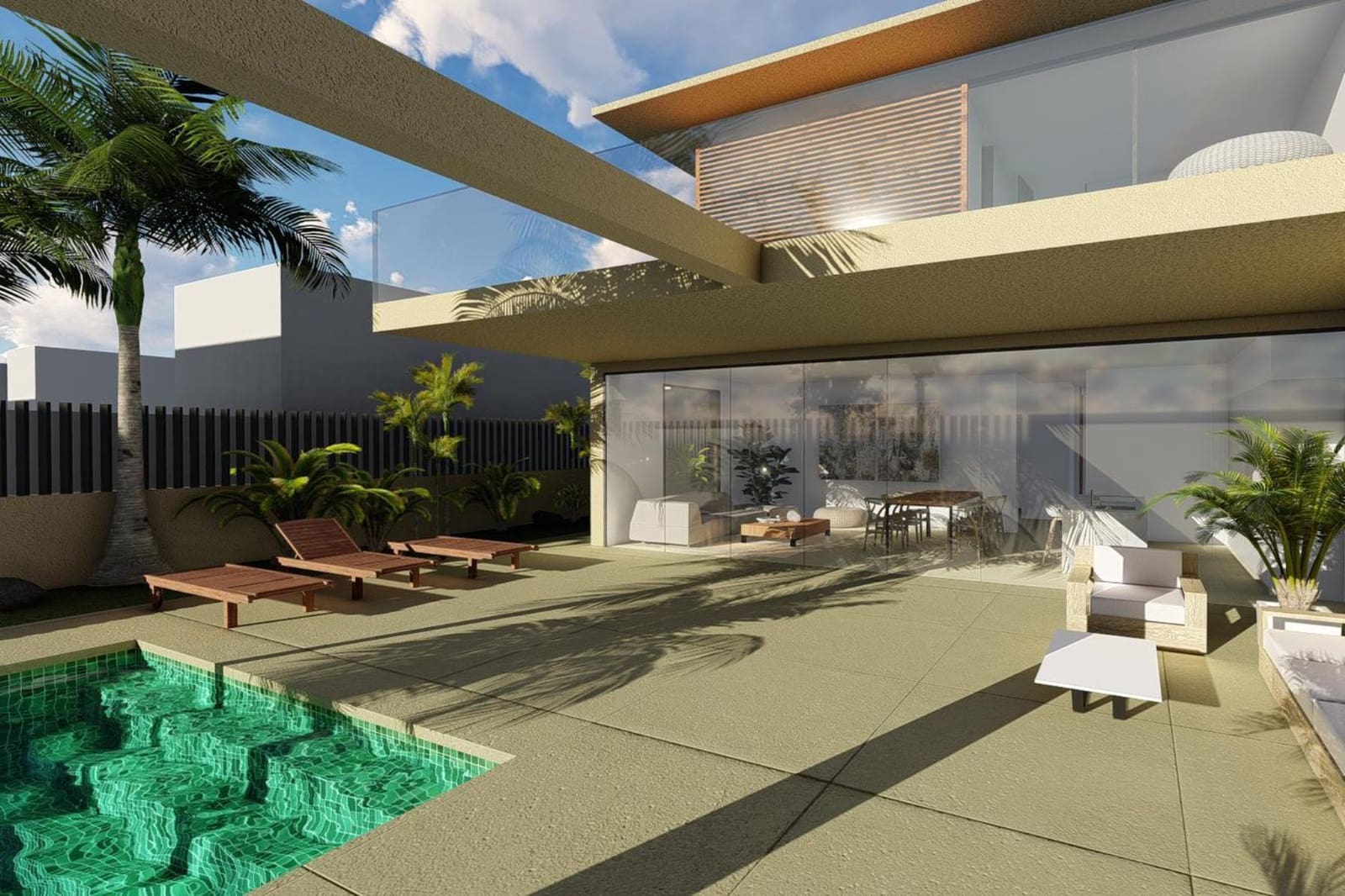 4 soveværelse Villa til salg i Palm-Mar med swimmingpool garage - € 1.750.000 (Ref: 8992870)