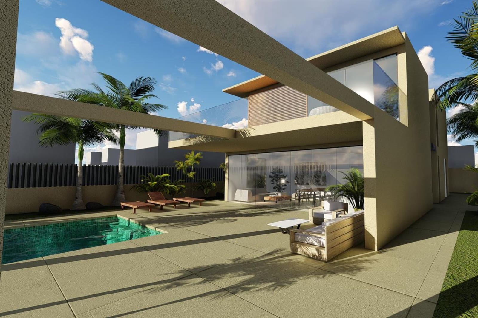 4 soveværelse Villa til salg i Palm-Mar med swimmingpool garage - € 1.750.000 (Ref: 8992870)