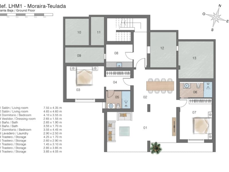 4 sypialnia Willa na sprzedaż w Moraira z basenem garażem - 2 750 000 € (Ref: 10008842)