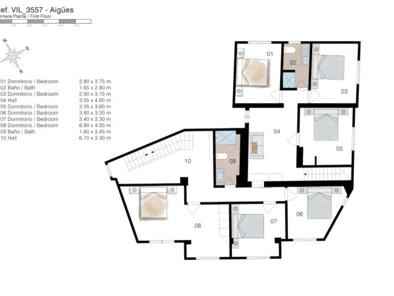 8 camera da letto Villa in vendita in Aguas de Busot / Aigues con piscina - 725.000 € (Rif: 10109396)