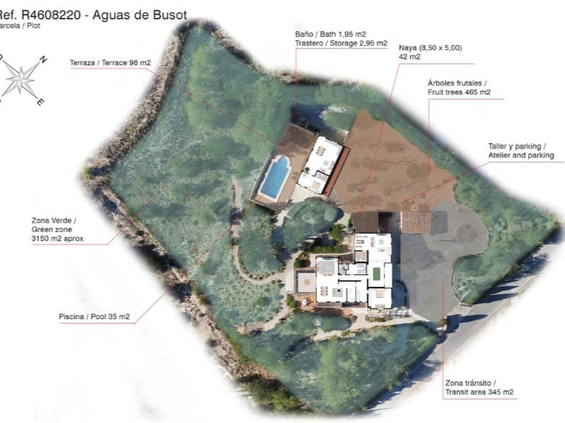 6 soveværelse Villa til salg i Aguas de Busot / Aigues med swimmingpool - € 629.000 (Ref: 8103082)