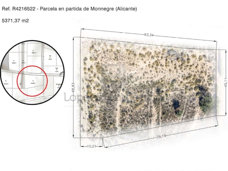 Byggegrund til salg i Alicante by - € 89.000 (Ref: 8332304)