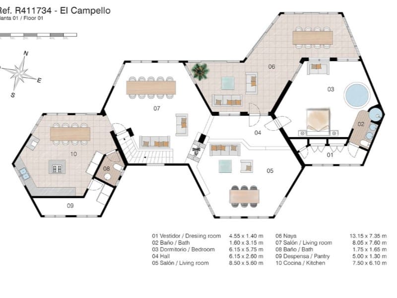 5 quarto Moradia para venda em El Campello com piscina - 1 300 000 € (Ref: 8457617)