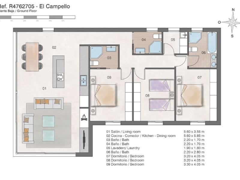 3 soverom Villa til salgs i Busot med svømmebasseng garasje - € 669 000 (Ref: 8553797)