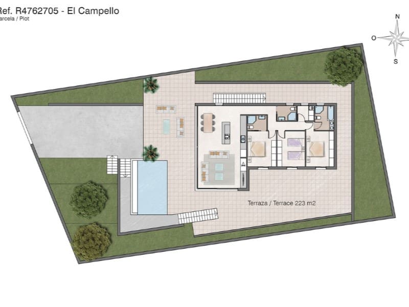 3 soverom Villa til salgs i Busot med svømmebasseng garasje - € 669 000 (Ref: 8553797)