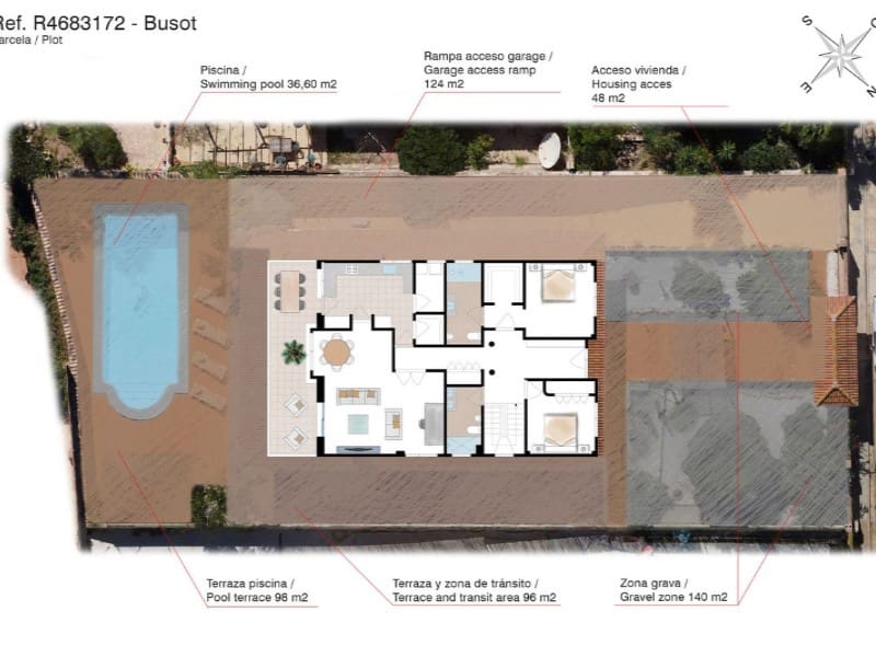 5 chambre Villa/Maison à vendre à Busot avec piscine garage - 576 000 € (Ref: 8564385)