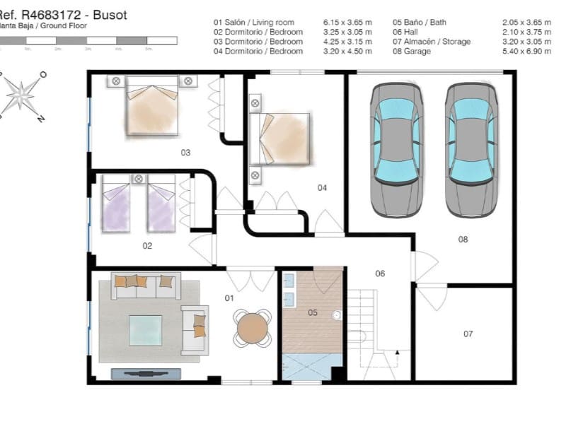5 chambre Villa/Maison à vendre à Busot avec piscine garage - 576 000 € (Ref: 8564385)