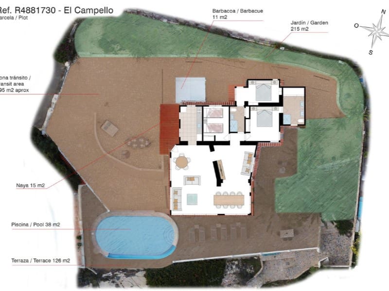 3 soveværelse Villa til salg i El Campello med swimmingpool garage - € 1.850.000 (Ref: 8701569)