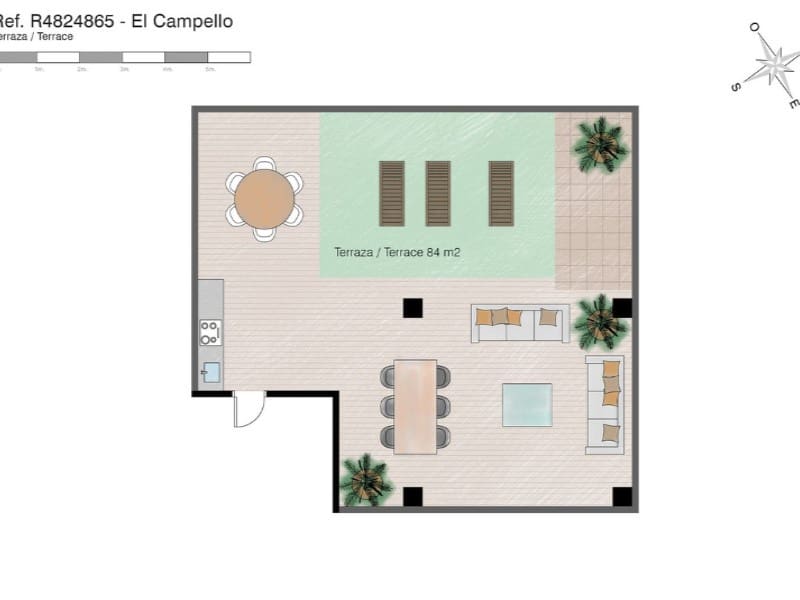 3 soveværelse Penthouse til salg i Playa de Muchavista med garage - € 998.000 (Ref: 8836222)