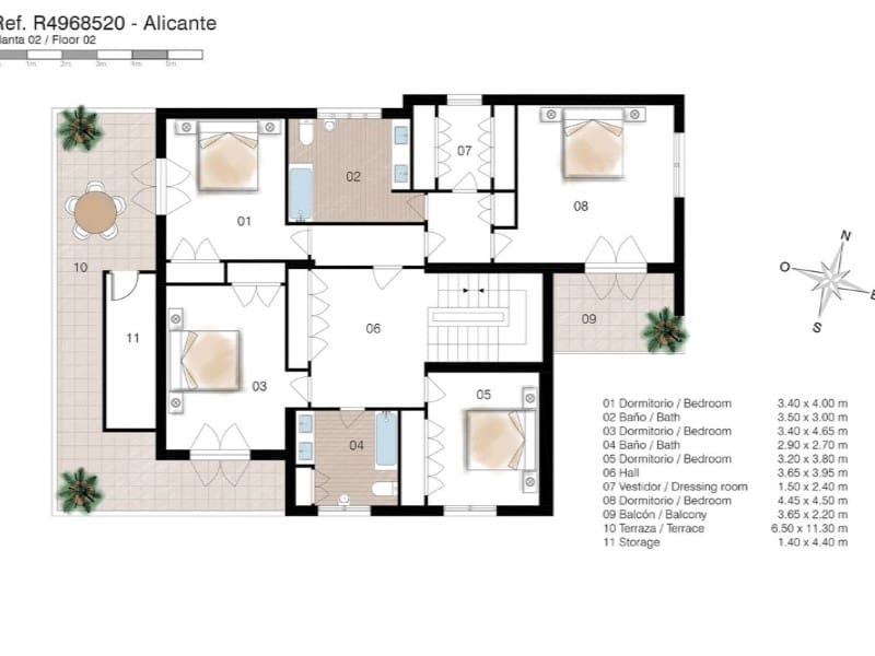 5 soverom Villa til salgs i Santa Faz med svømmebasseng garasje - € 1 525 000 (Ref: 8904950)