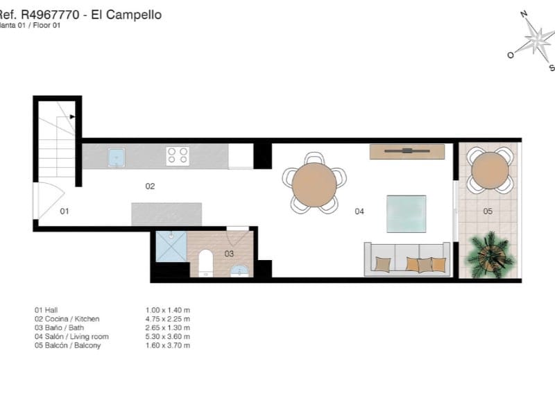 3 sypialnia Penthouse na sprzedaż w El Campello z garażem - 430 000 € (Ref: 8920996)