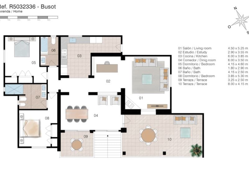 4 soveværelse Villa til salg i Busot med swimmingpool garage - € 689.000 (Ref: 9051456)